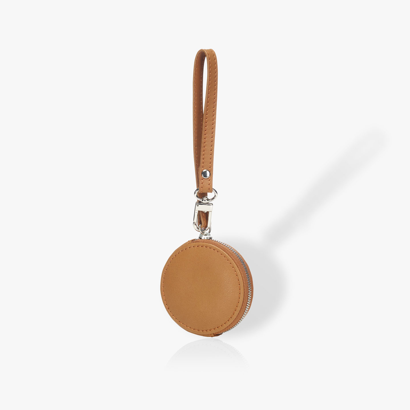 Rome - Round Coin Purse made of distressed leather